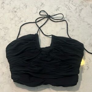 Black Zara Halter Top